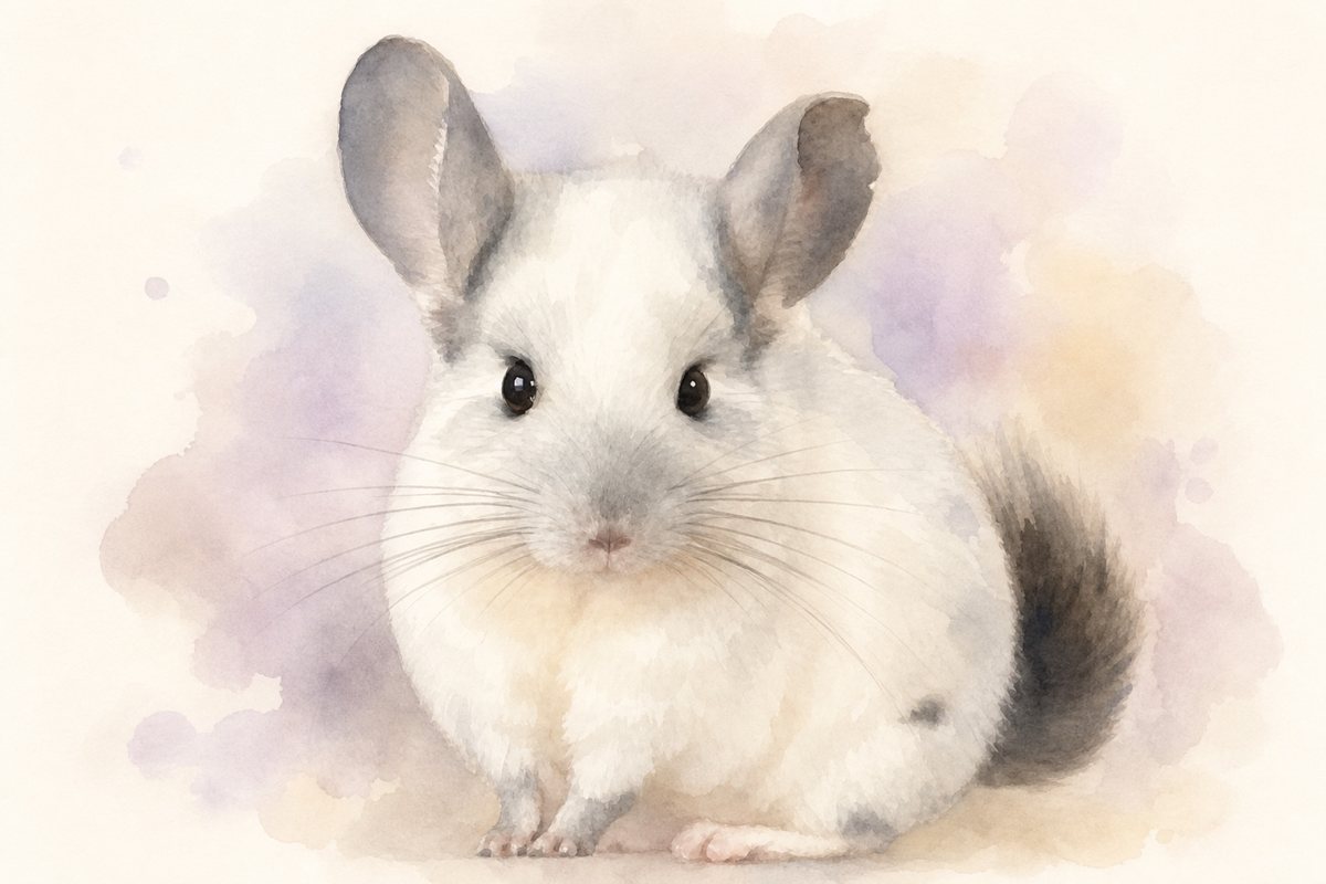 水彩風で描いたミニチュアダックスフンドのイラスト