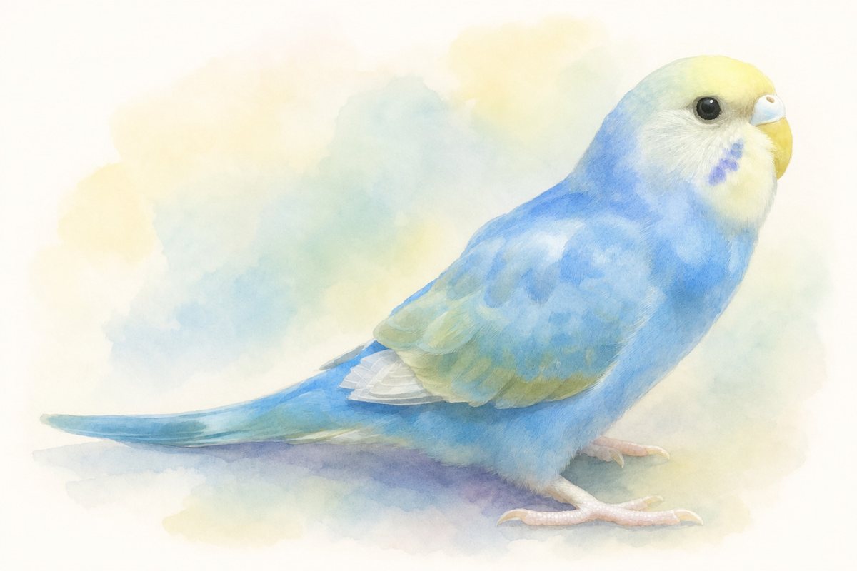 水彩風で描いた小鳥・小動物のイラスト